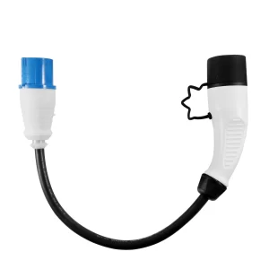 Type 2 male  Socket to EU Schuko
